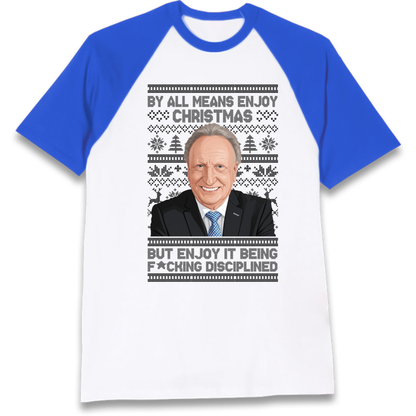 Neil Warnock Christmas Raglan T-Shirt