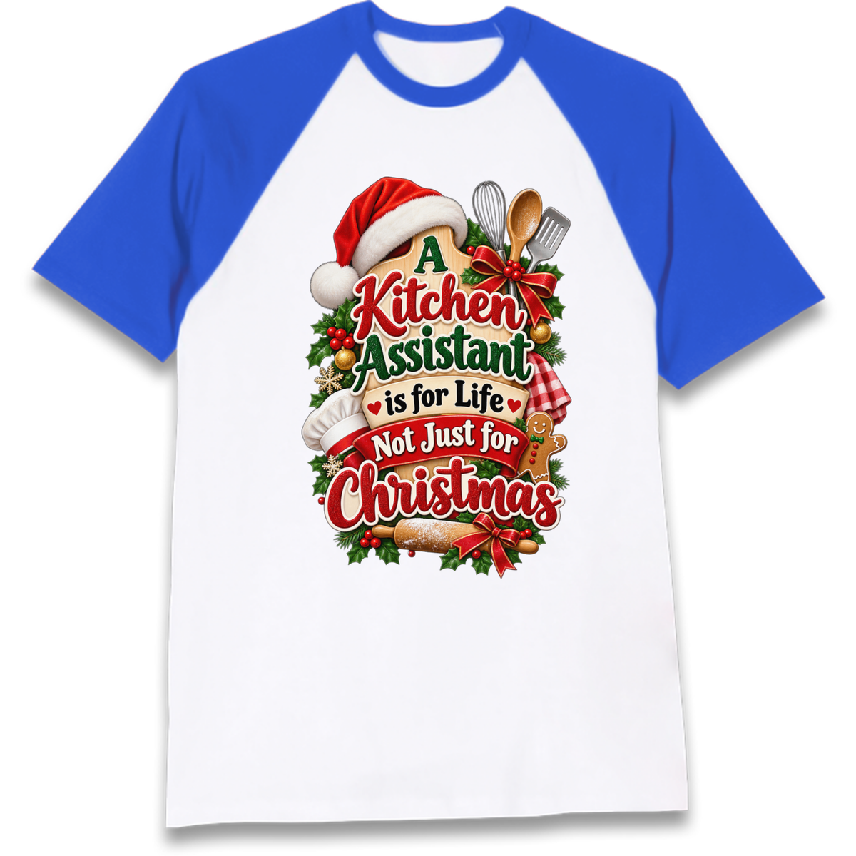 Kitchen Assistant Raglan T-Shirt