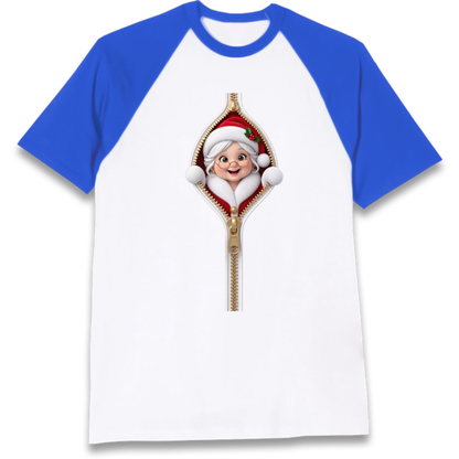 Mrs Claus Outfit Raglan T-Shirt