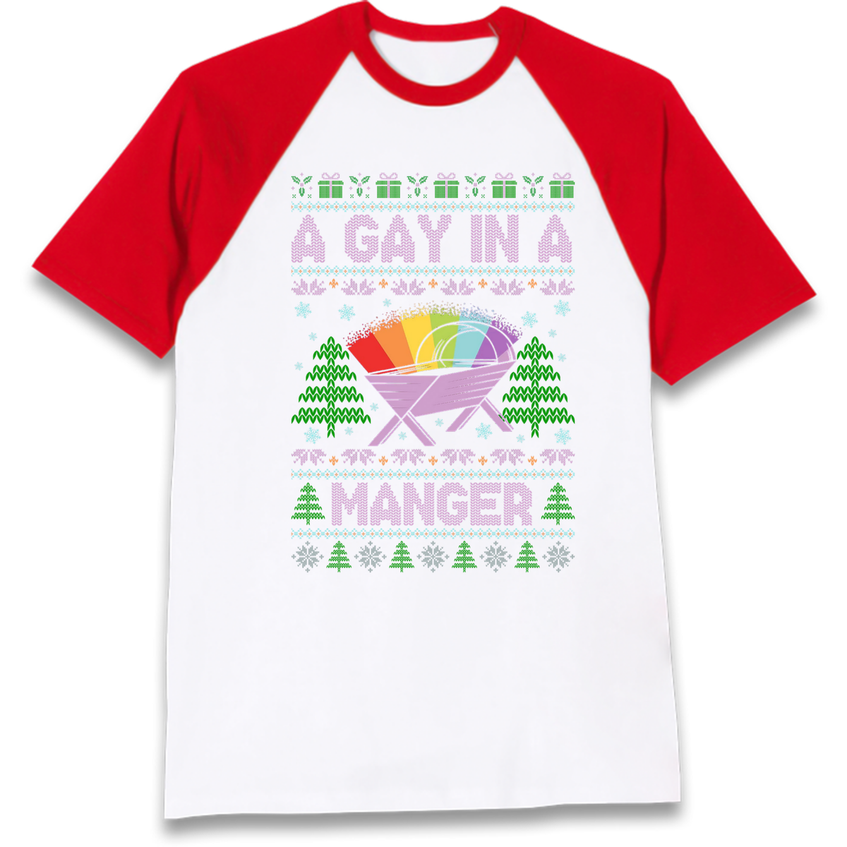 Pride Holiday Clothing Raglan T-Shirt