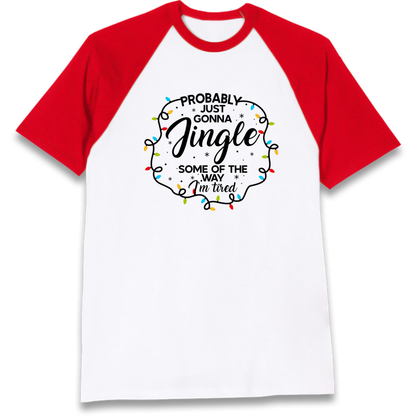 Lazy Festive Outfit Raglan T-Shirt