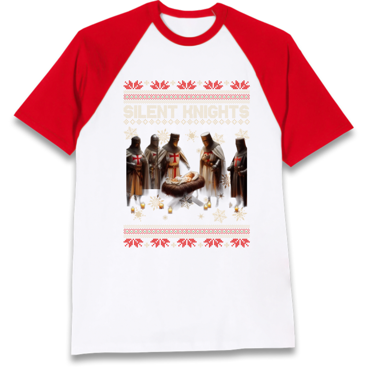 Silent Knights Gift Raglan T-Shirt