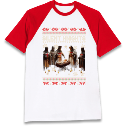 Silent Knights Gift Raglan T-Shirt