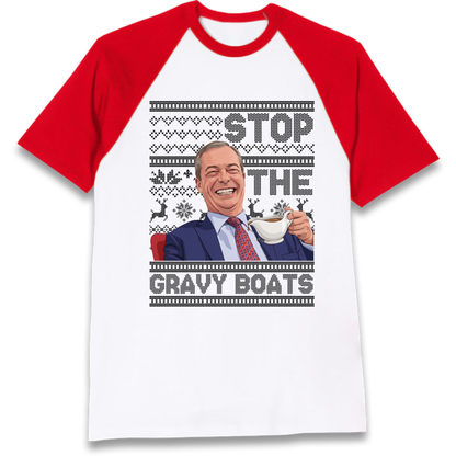 Satirical Festive Top Raglan T-Shirt