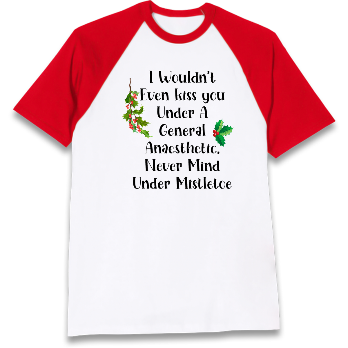Cheeky Festive Slogan Raglan T-Shirt
