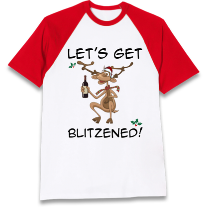 Lets Get Blitzened Raglan T-Shirt