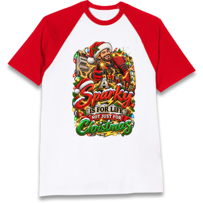 Sparky Christmas Raglan T-Shirt