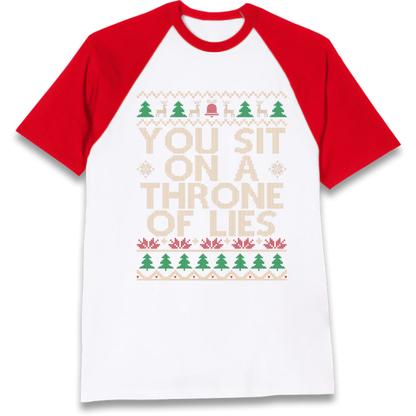 Throne Of Lies Christmas Raglan T-Shirt