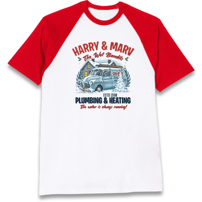 harry & marv home alone Raglan T-Shirt