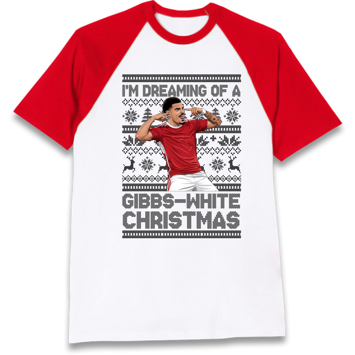 Christmas jumper Raglan T-Shirt