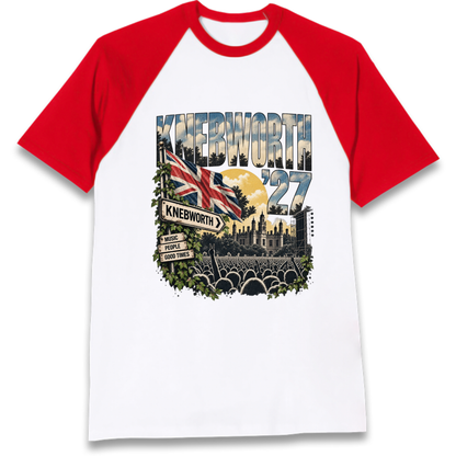 Oasis Knebworth Live '27 Raglan T-Shirt