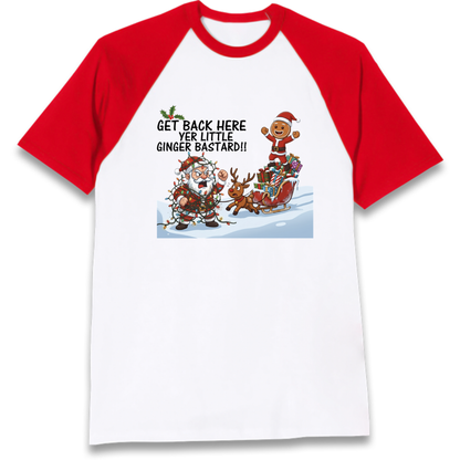santa joke graphic Raglan T-Shirt