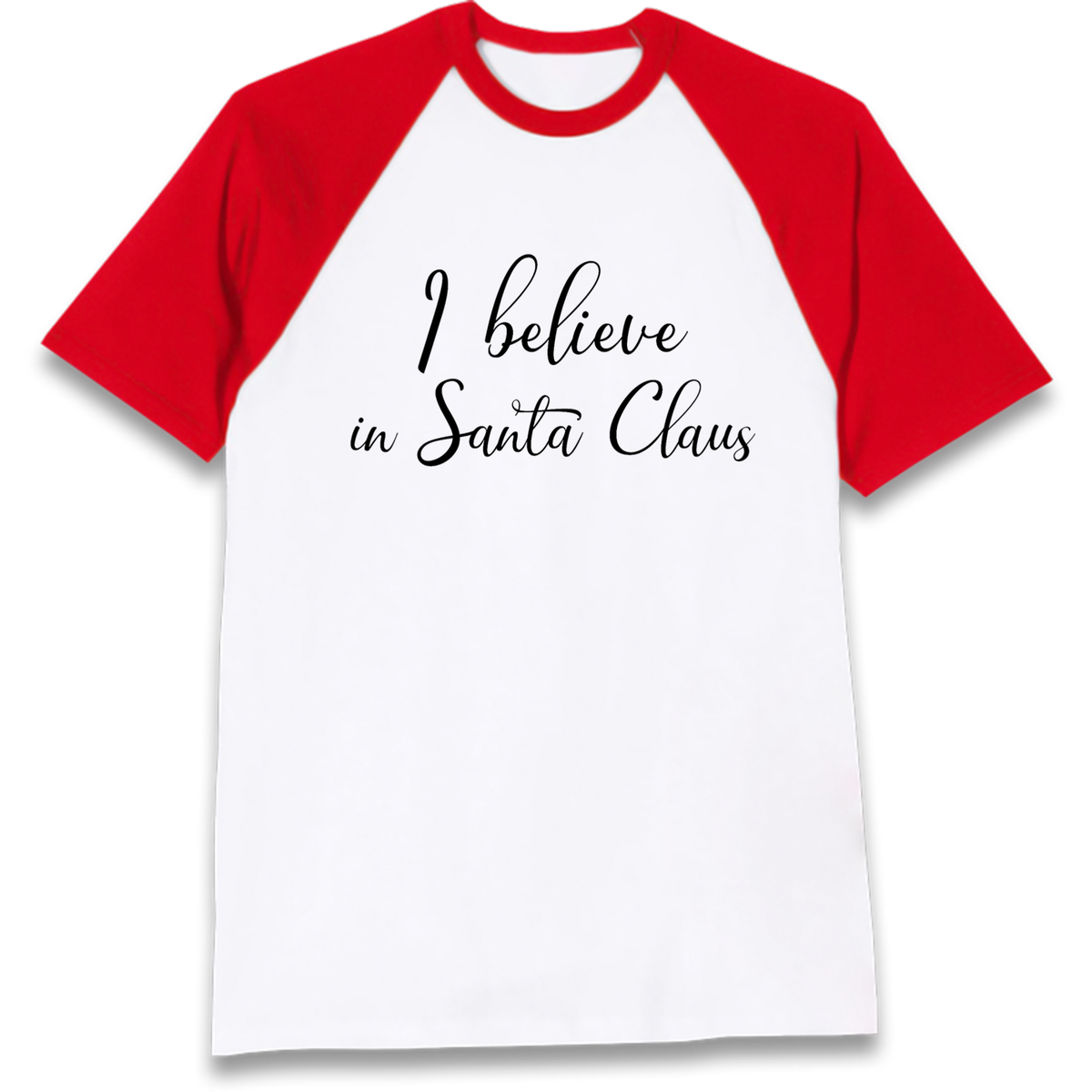 Santa Faith Gift Raglan T-Shirt