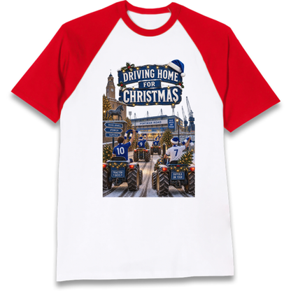 Ipswich Town Christmas Raglan T-Shirt