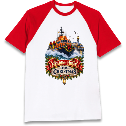 RNLI Christmas Raglan T-Shirt