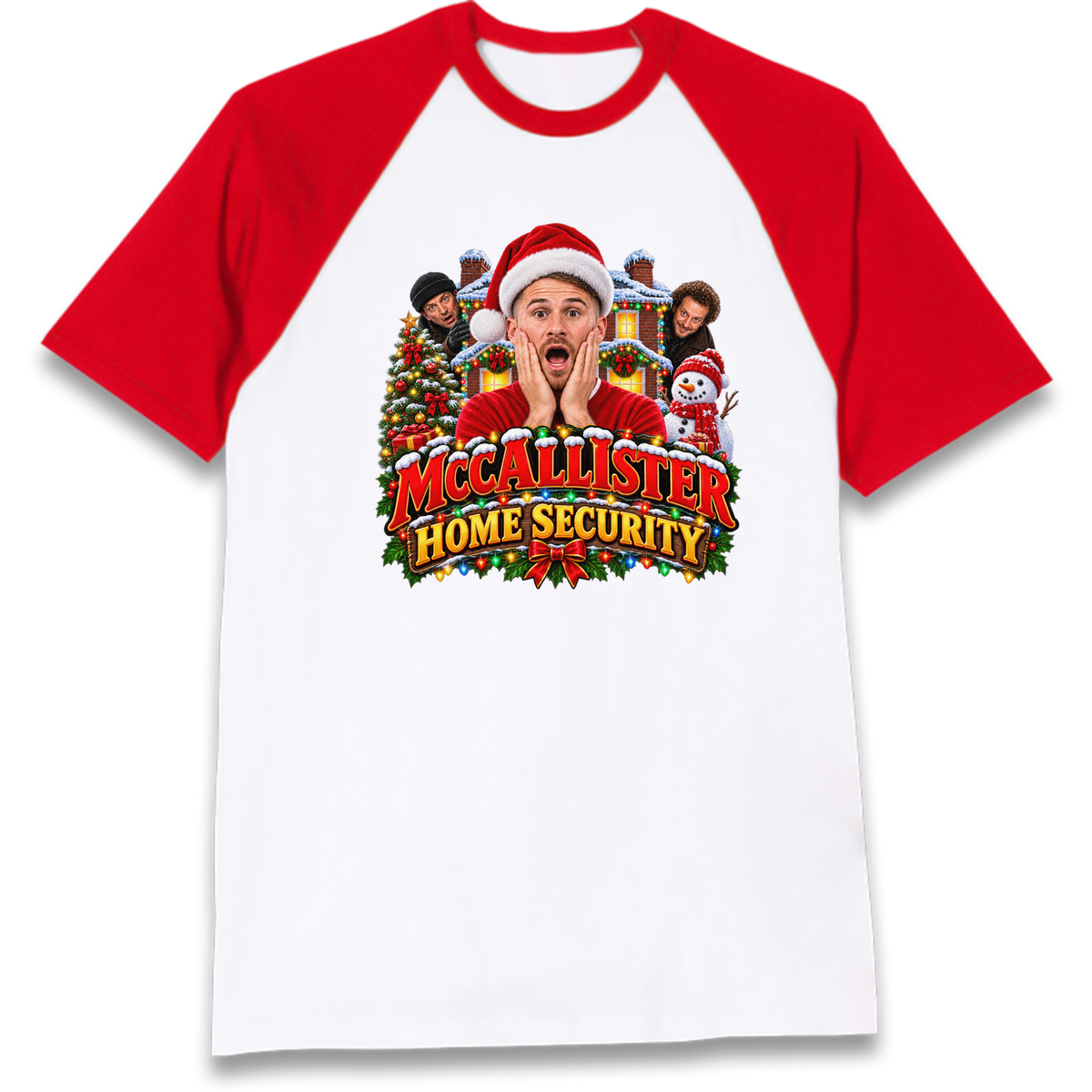Alexis Mccallister Christmas Jumper! Raglan T-Shirt
