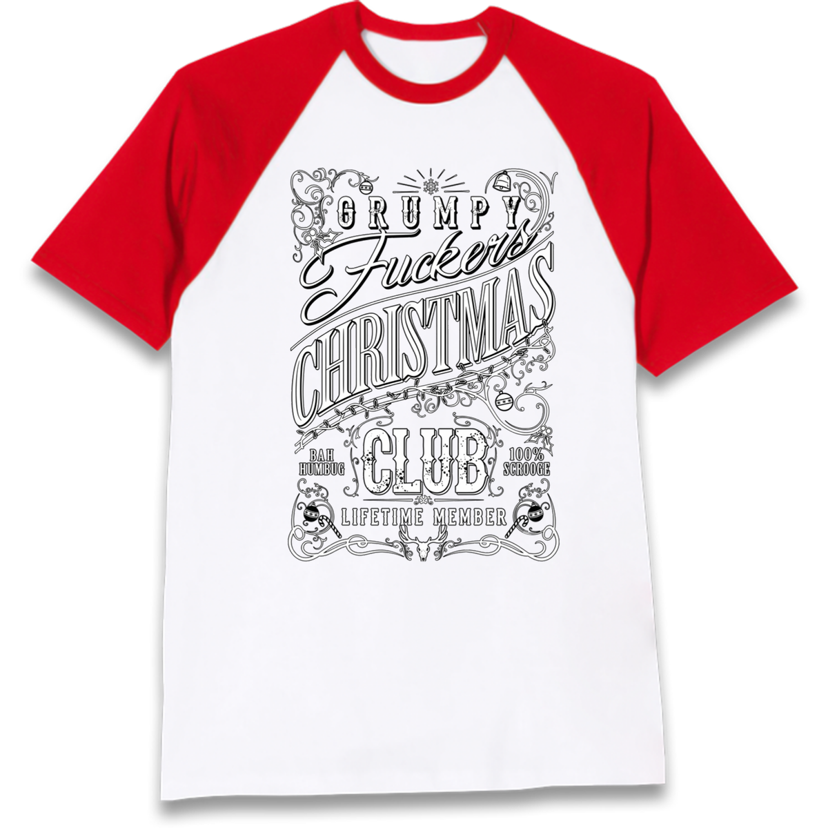 Christmas jumper Raglan T-Shirt