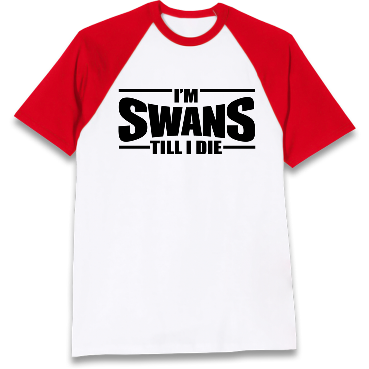 Swansea City Football Raglan T-Shirt