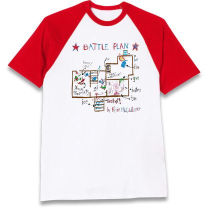 home alone battle plan Raglan T-Shirt