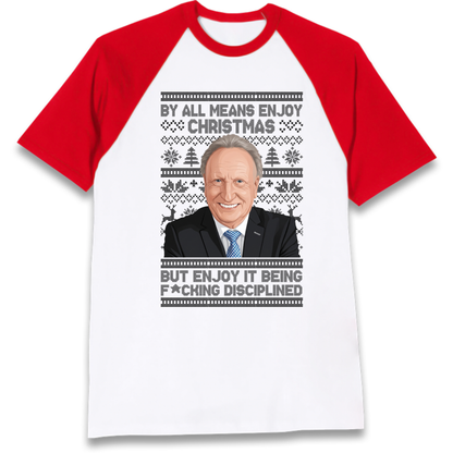 Neil Warnock Christmas Raglan T-Shirt