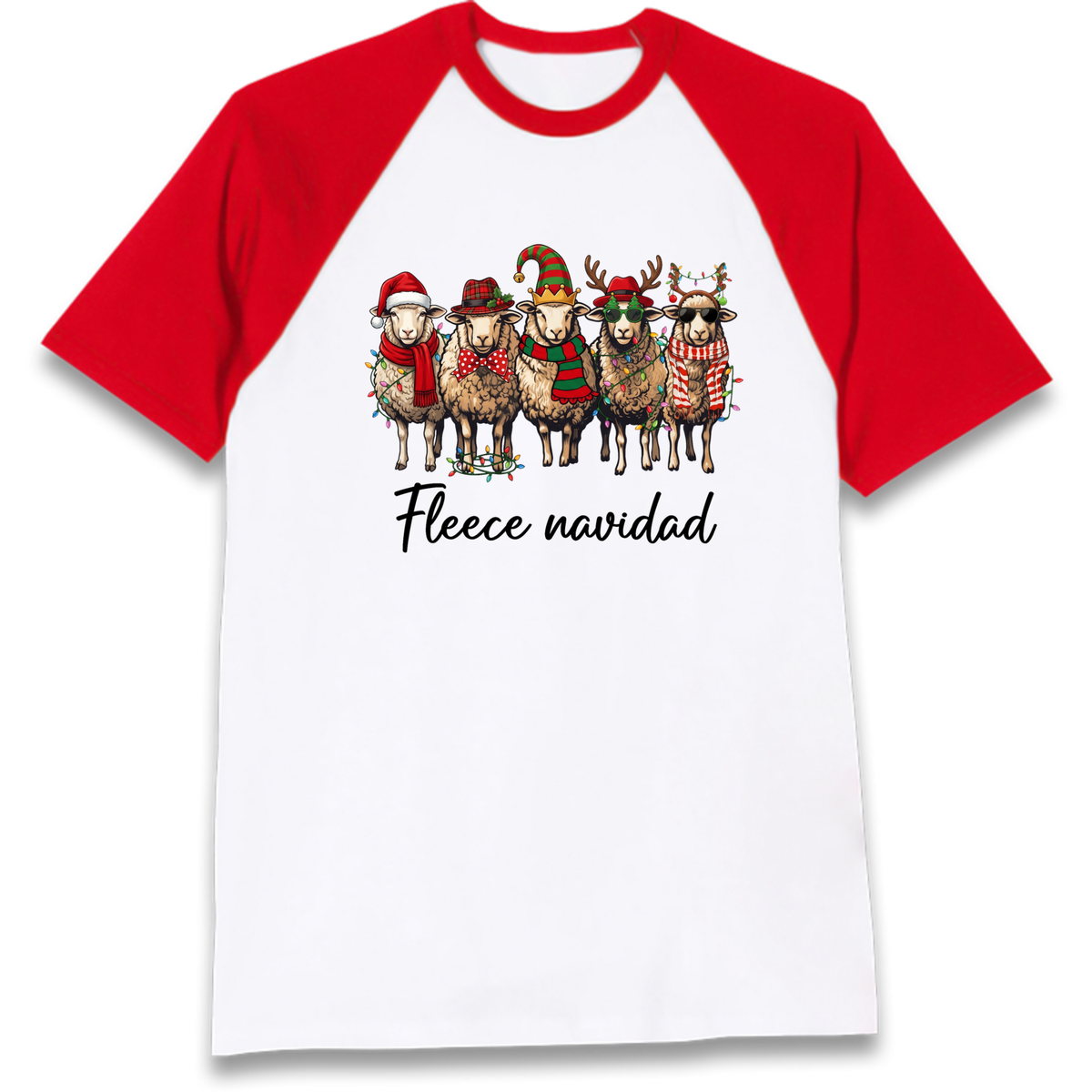 Christmas jumper Raglan T-Shirt