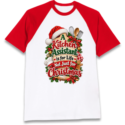 Kitchen Assistant Raglan T-Shirt