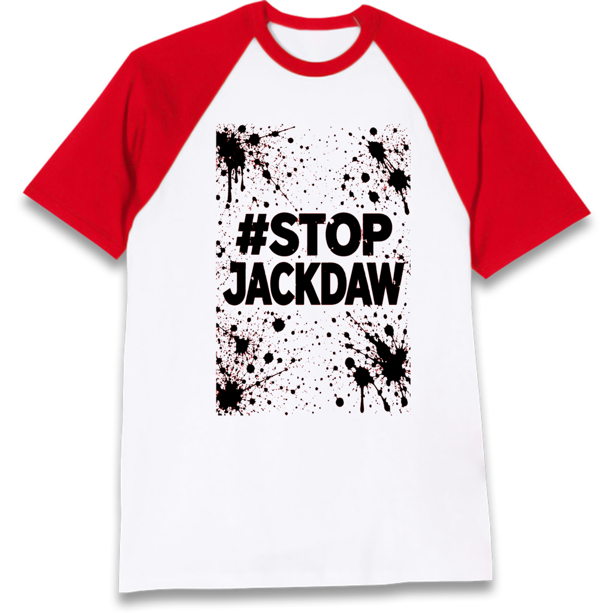 Stop Jackdaw Raglan T-Shirt