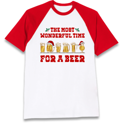 Festive Pint Graphic Raglan T-Shirt