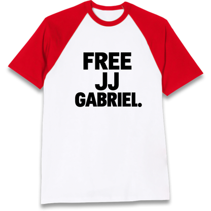 Free JJ Gabriel Leaving Man Utd Raglan T-Shirt