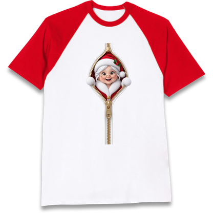 Mrs Claus Outfit Raglan T-Shirt