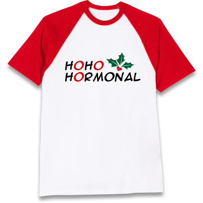 Ho Ho Hormonal Raglan T-Shirt