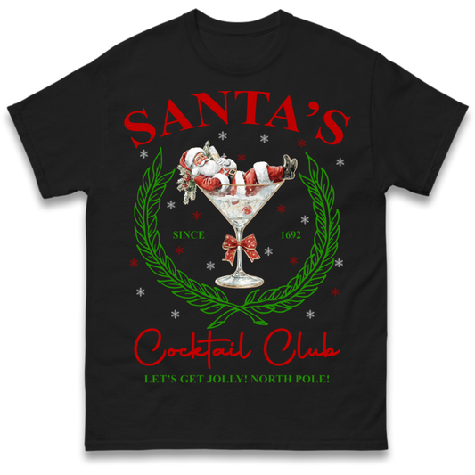Cocktail Lover Christmas T-Shirt