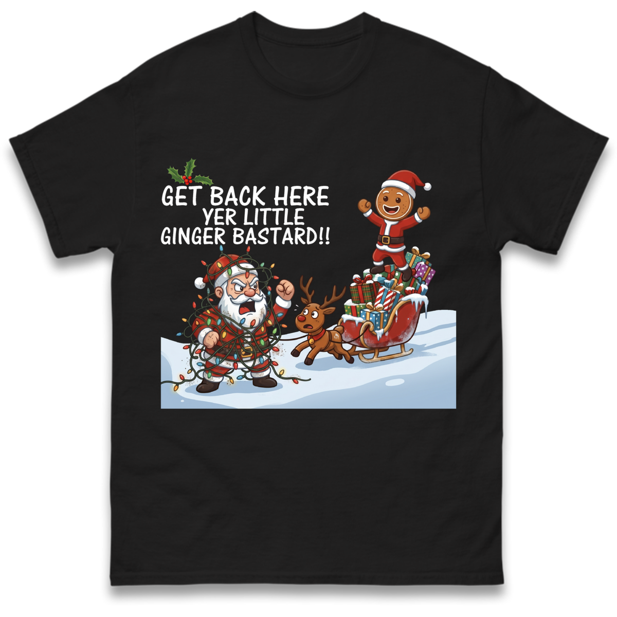 santa joke graphic T-Shirt