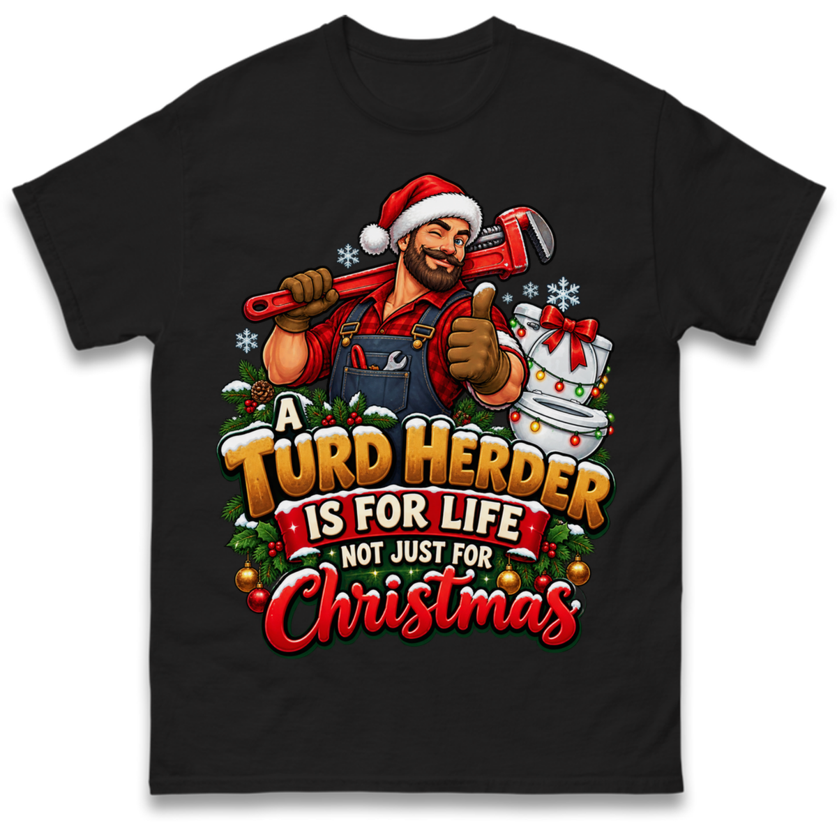 Plumbing Christmas T-Shirt