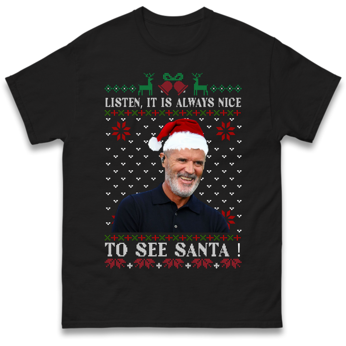 Roy Keane Christmas T-Shirt