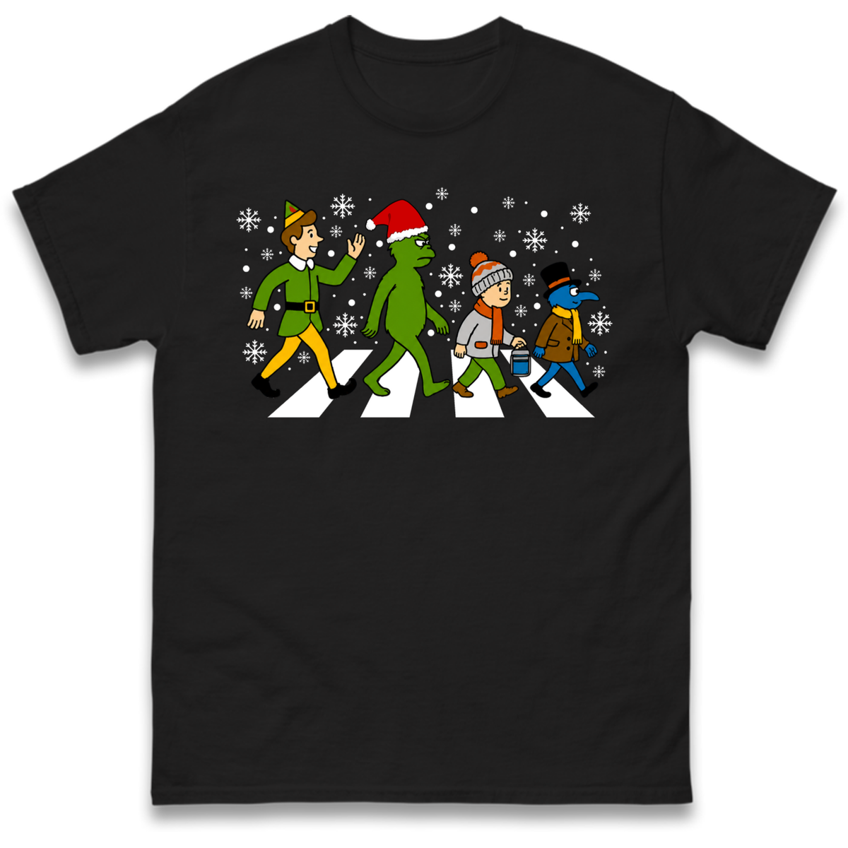 Abbey Road Walk Christmas jumper T-Shirt