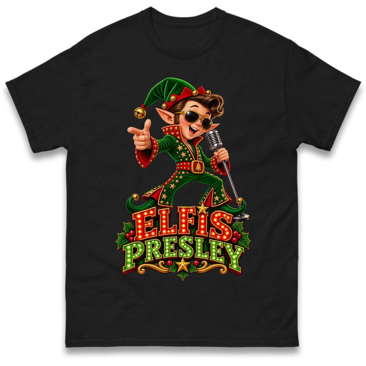 Elvis Presley Christmas T-Shirt