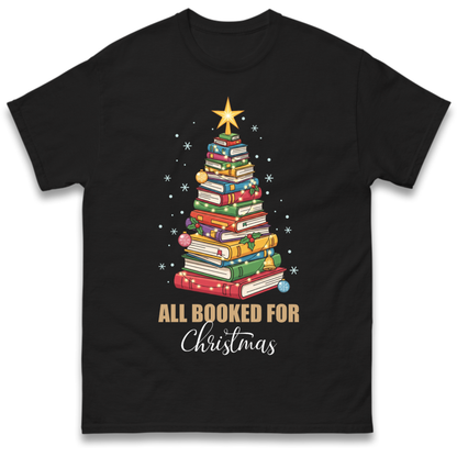 Book Tree Christmas T-Shirt