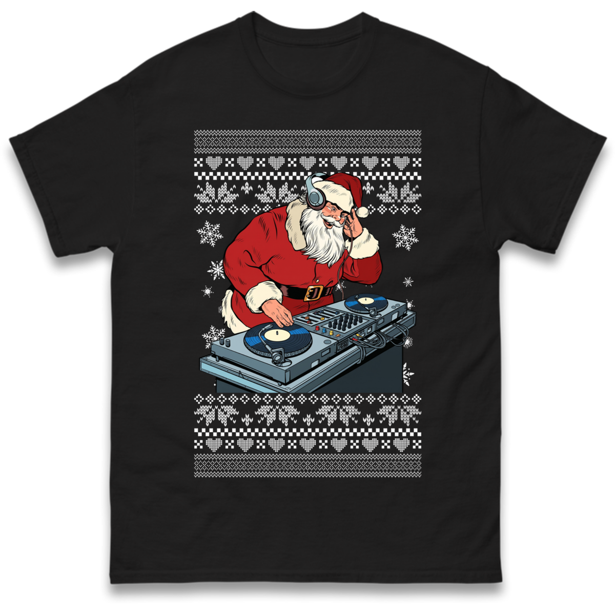 DJ Santa Christmas T-Shirt