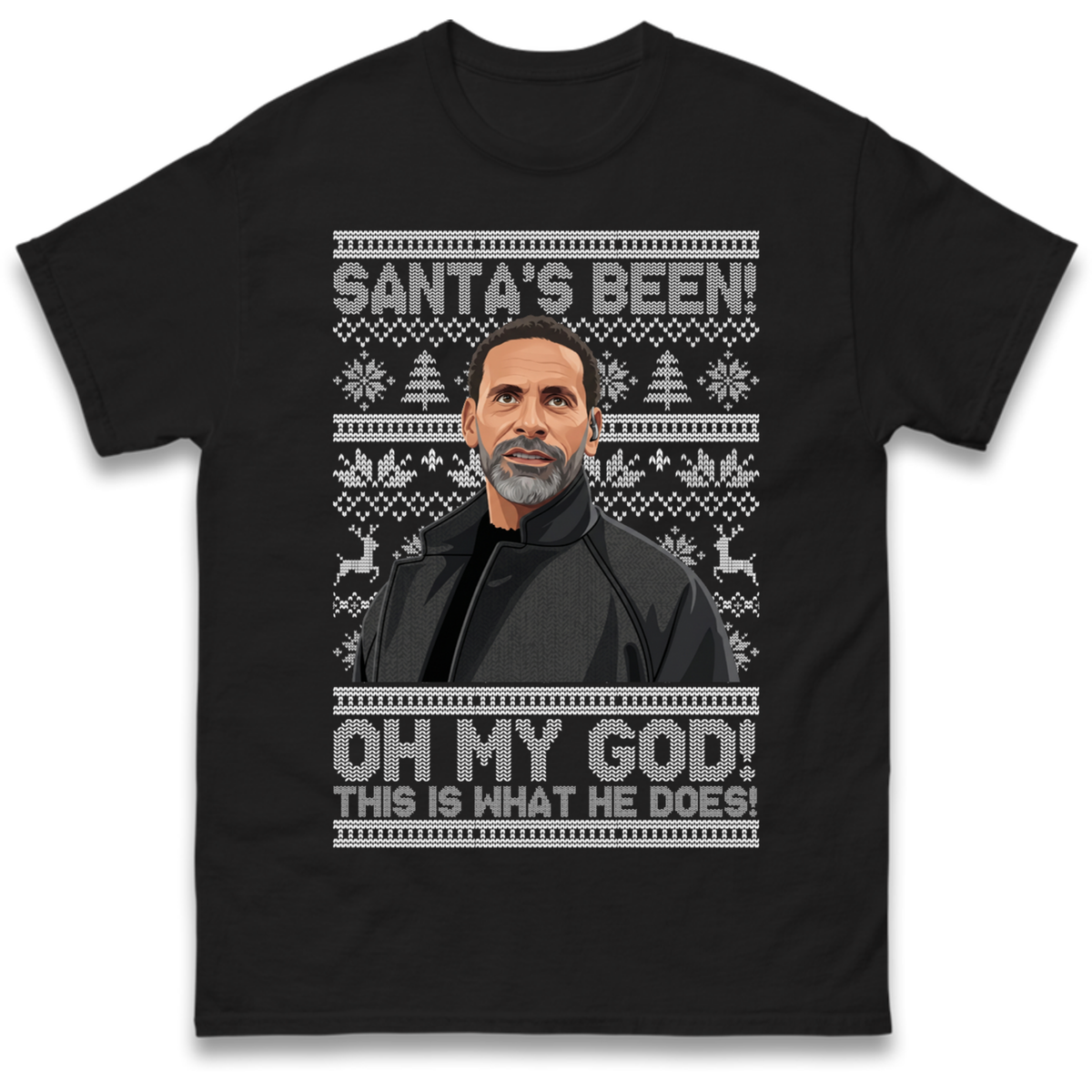 Steve Rio Ferdinand Christmas T-Shirt