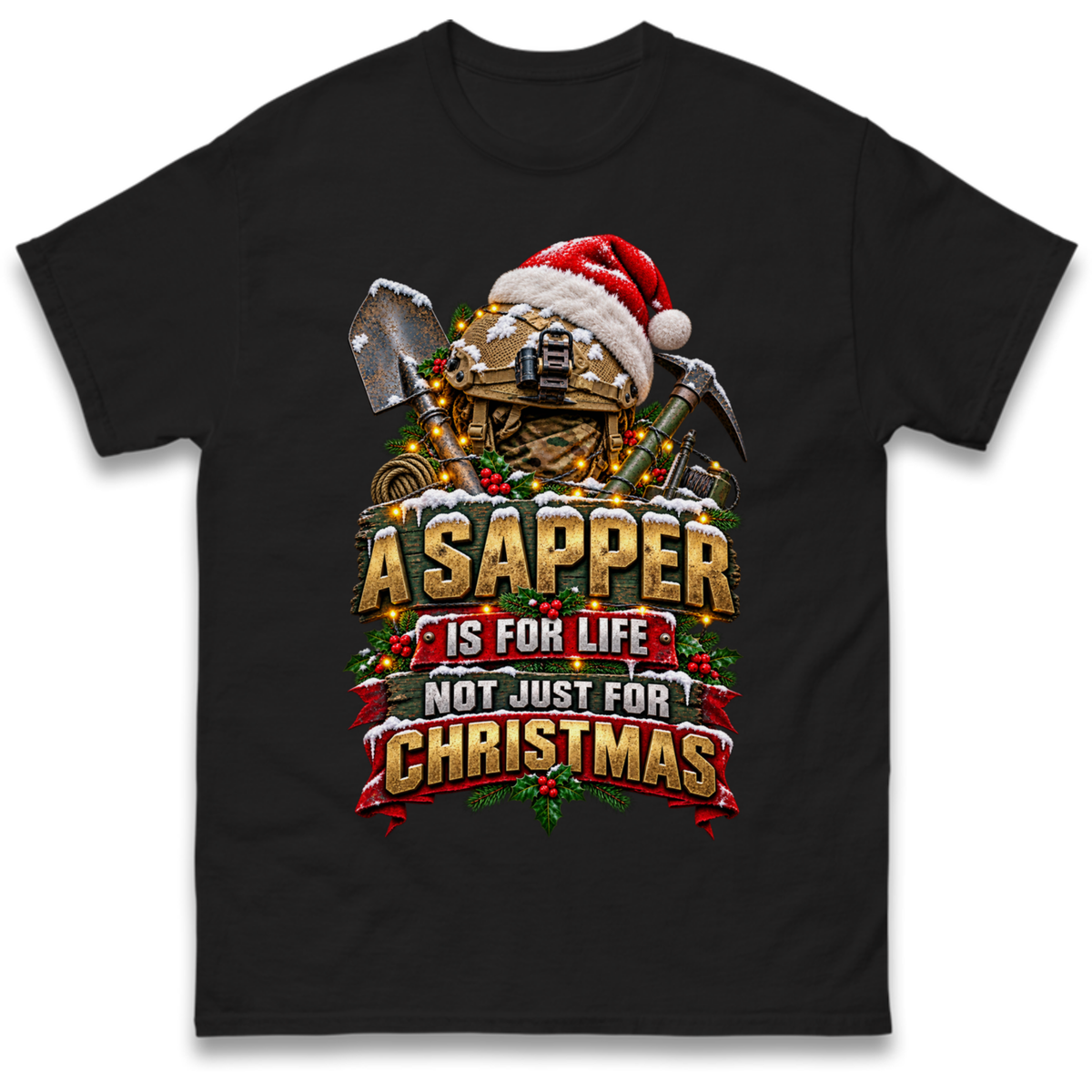 Royal Engineers Sappers Christmas T-Shirt