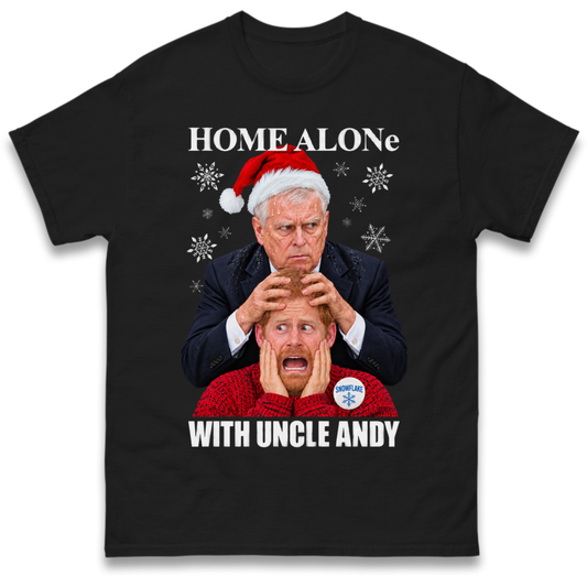 Home Alone Prince Harry Andrew Christmas T-Shirt