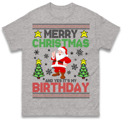 Santa birthday design T-Shirt