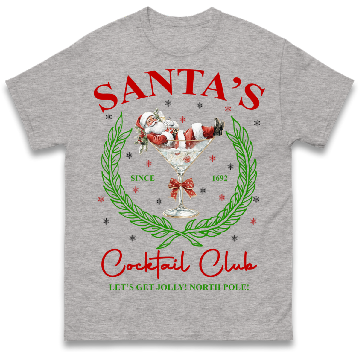 Cocktail Lover Christmas T-Shirt