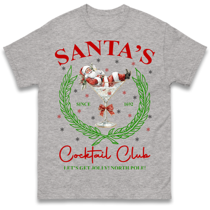 Cocktail Lover Christmas T-Shirt