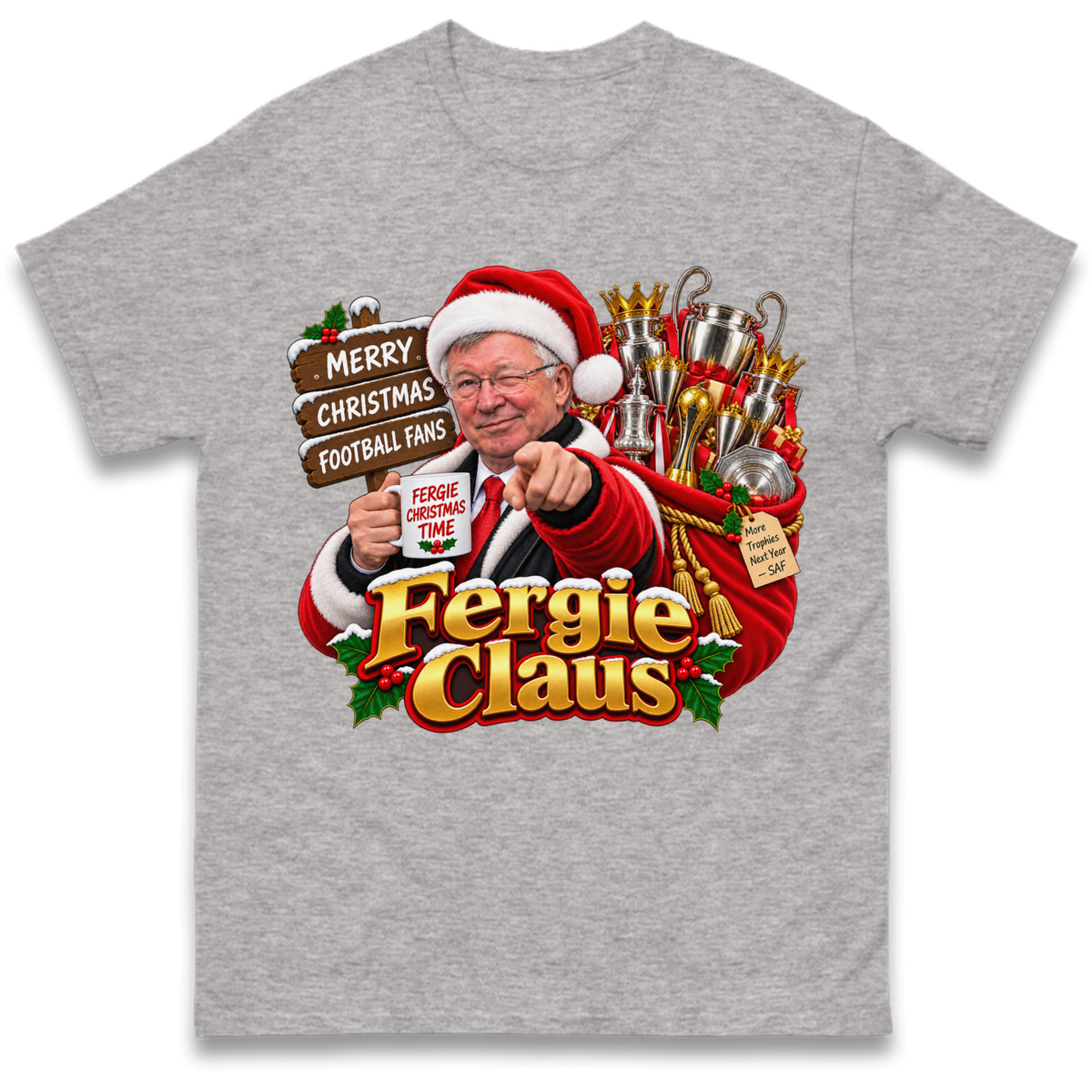 Man United Christmas T-Shirt