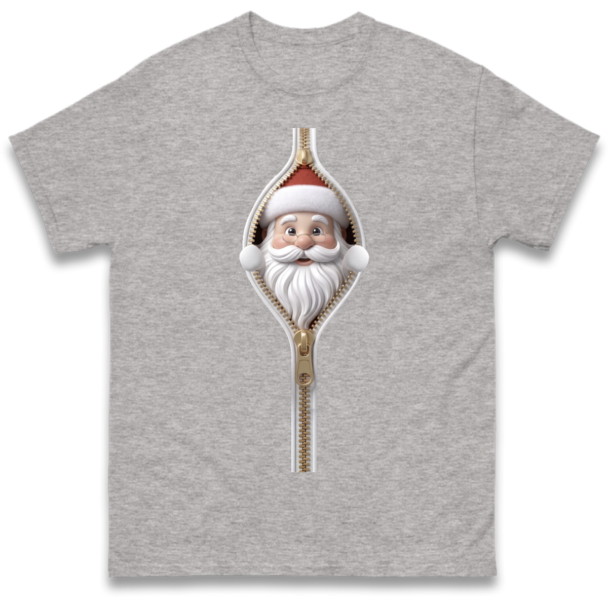 Santa Face Novelty T-Shirt