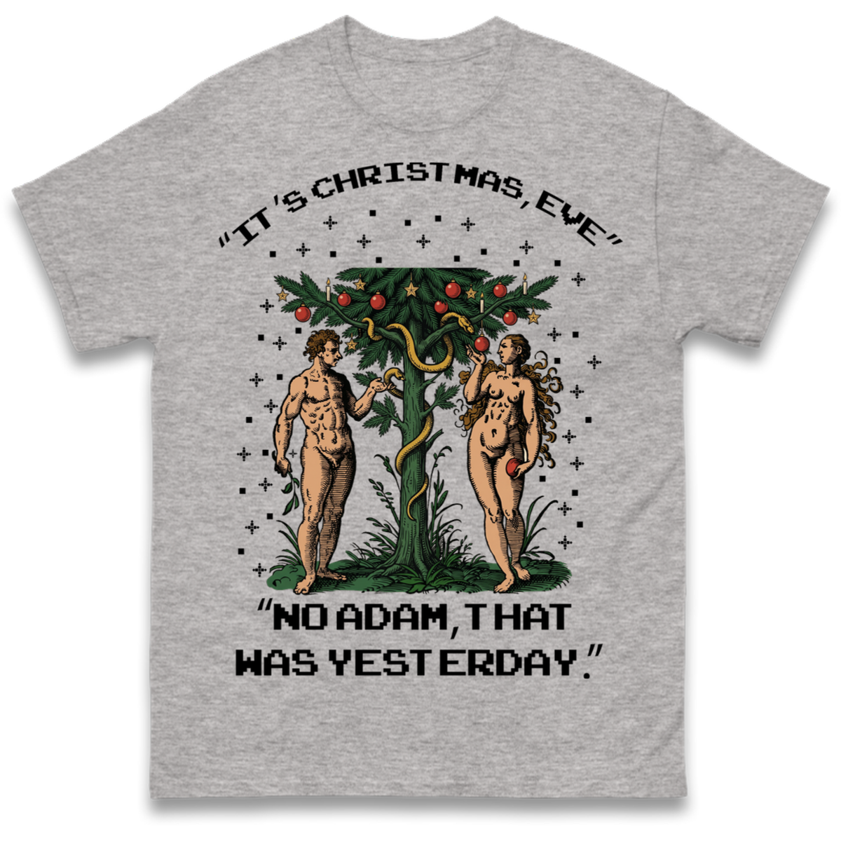Adam & Eve Christmas Jumper T-Shirt