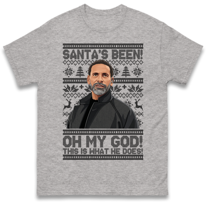 Steve Rio Ferdinand Christmas T-Shirt