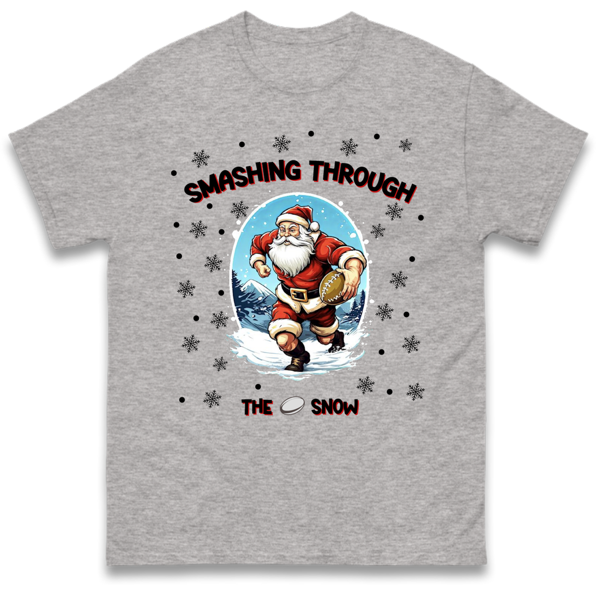 Rugby Santa Clothing T-Shirt